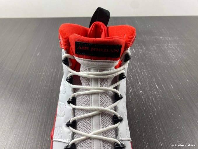 Cheap Gym Jordan 9 302370-160 Red Air Retro White 0712